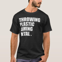 Throwing Plastic Aiming Metal Funny Disk Golf