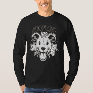 Thrown Together Animal  Dog  Cat T-Shirt