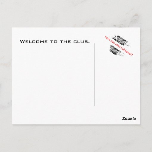Thrown Under the Bus Club Postcard Zazzle