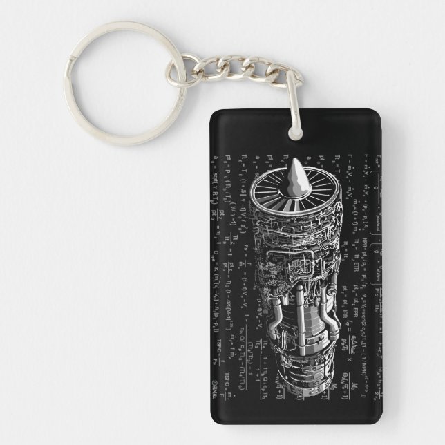 Thrust matters! keychain (Front)