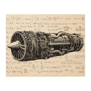 Thrust matters! wood wall decor