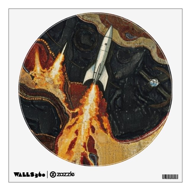 Thrusters round wall decal small cropped (Front)