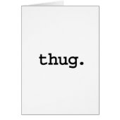 thug. (Front)