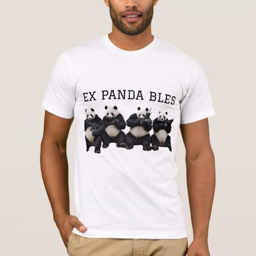 Thug Armed Pandas T_shirt