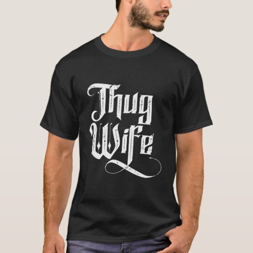 Thug Just Married Honeymoon Wedding Marriage T_Shirt
