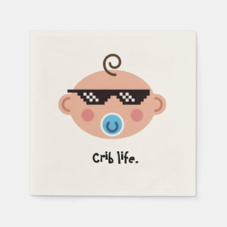Thug life baby Crib life napkins