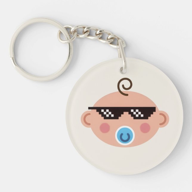 thug life baby keychain (Front)