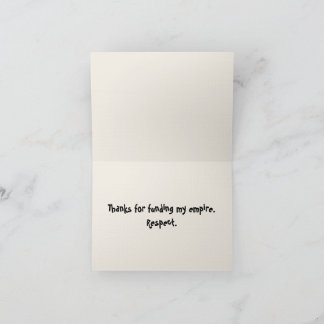 Thug Life Baby Thank you notes