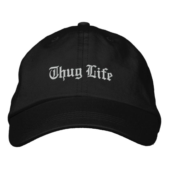 Thug Life Embroidered Hat | Zazzle.com