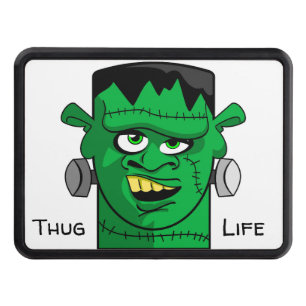 Thug Life Frankenstein Tow Hitch Cover