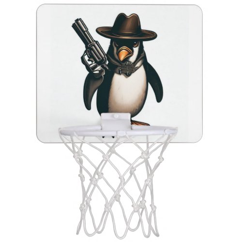 Thug Pinguin  Mini Basketball Hoop