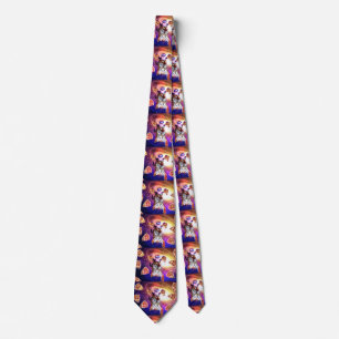 Thug Space Cat On Tiger Unicorn Neck Tie