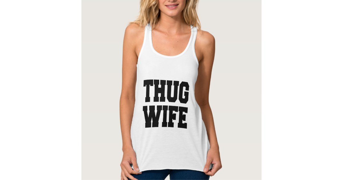 Thug Wife Funny Womens Crop Top Zazzle
