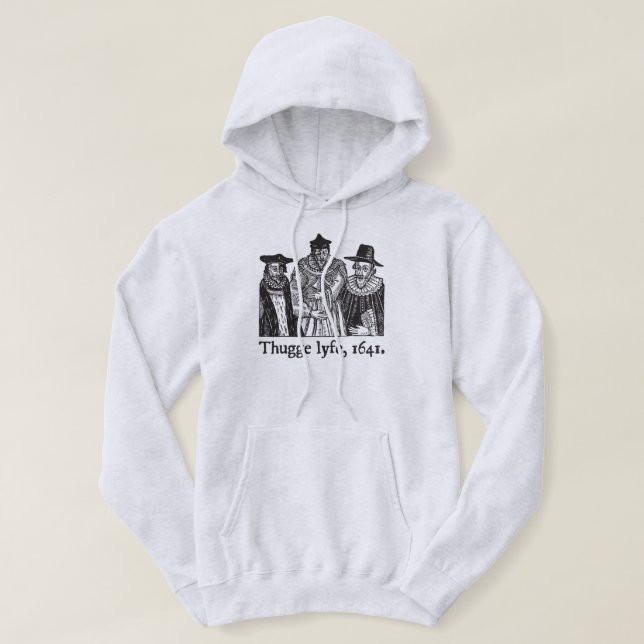 Thugge lyfe (light) hoodie (Design Front)