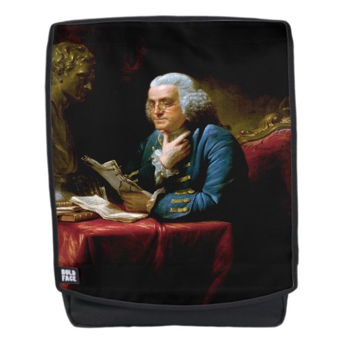 Thumb Portrait Benjamin Franklin at White House Backpack