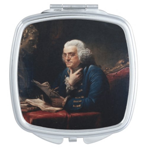 Thumb Portrait Benjamin Franklin at White House  Compact Mirror