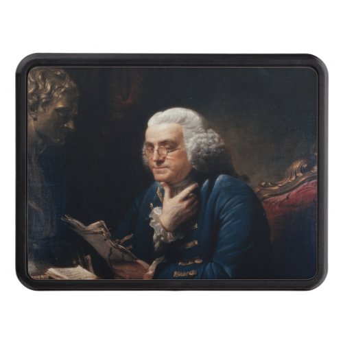 Thumb Portrait Benjamin Franklin at White House  Hitch Cover