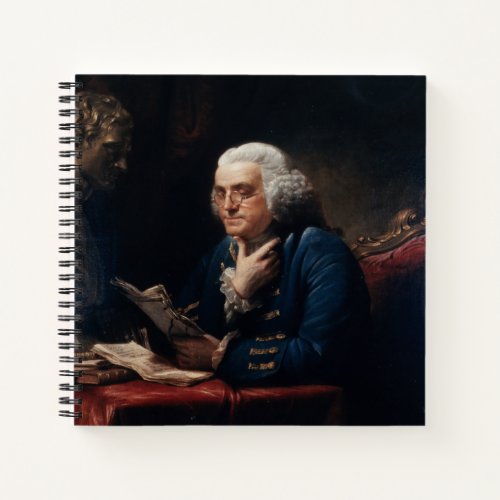 Thumb Portrait Benjamin Franklin at White House  Notebook