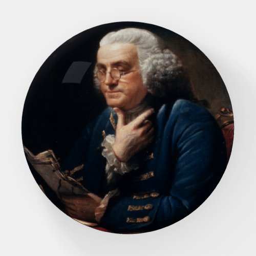 Thumb Portrait Benjamin Franklin at White House  Paperweight
