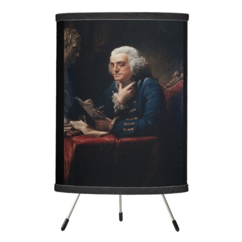 Thumb Portrait Benjamin Franklin at White House  Tripod Lamp