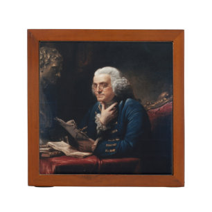 Thumb Portrait, Benjamin Franklin Founding Father Desk Organizer