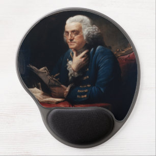 Thumb Portrait, Benjamin Franklin Founding Father Gel Mouse Pad