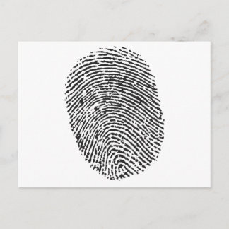 Thumb Print Postcard