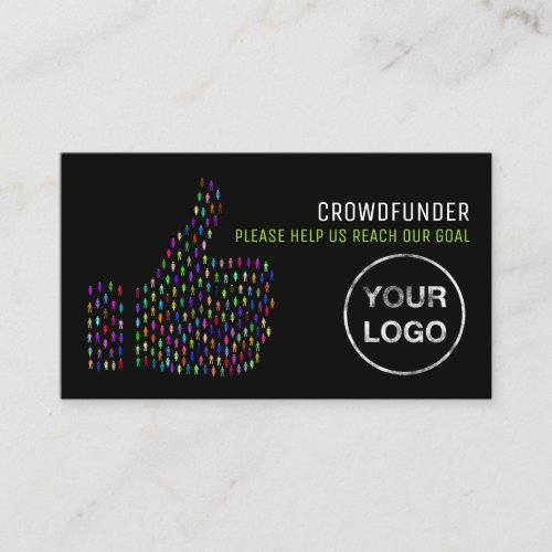 Thumb Signal Design Crowdfunder Crowdfunding Business Card