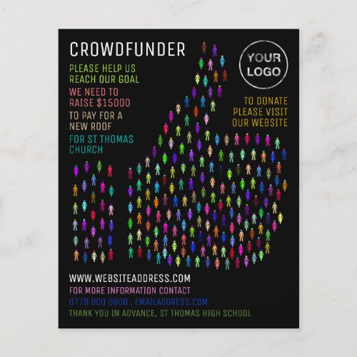 Thumb Signal Design Crowdfunder Crowdfunding Flyer