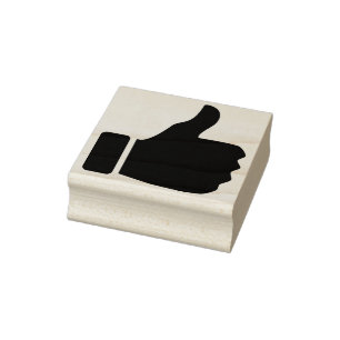 thumb up art stamp