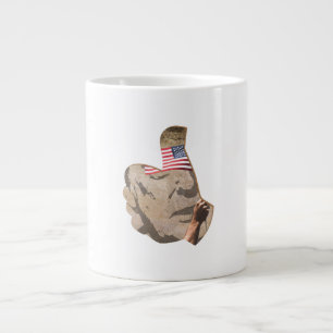 THUMB UP DONALD GIANT COFFEE MUG