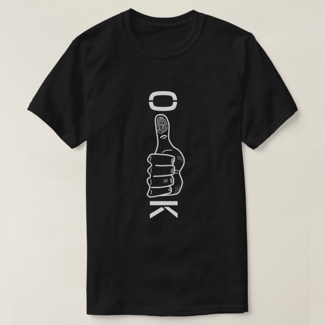 Thumb up (ok) T-Shirt (Design Front)