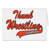 Thumb Wrestler Gift (Front Horizontal)