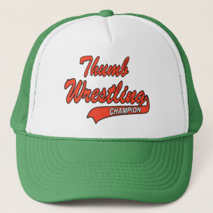 Thumb Wrestling Champion Trucker Hat