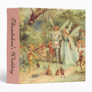 Thumbelina and Prince Wedding, Vintage Fairy Tales Binder