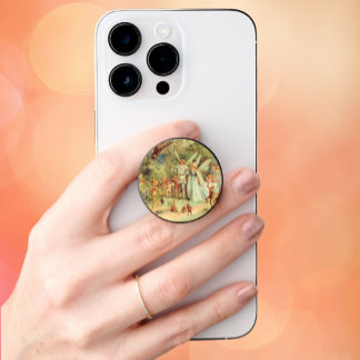 Thumbelina and Prince Wedding, Vintage Fairy Tales PopSocket