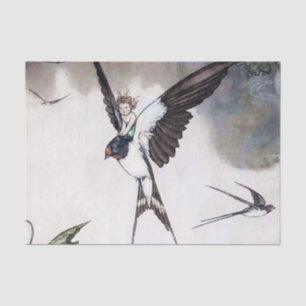 Thumbelina by W Heath Robinson Tissue Paper