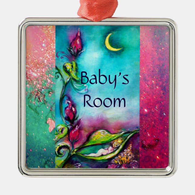 THUMBELINA  DOOR HANGER METAL ORNAMENT (Front)