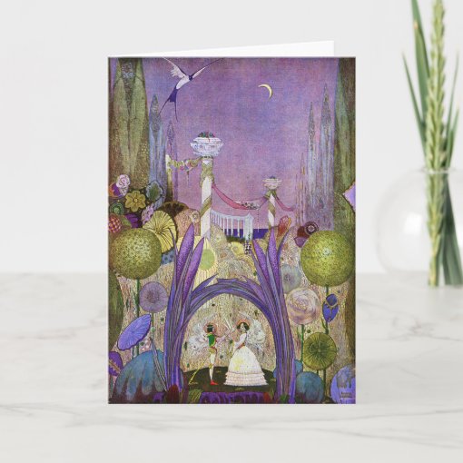 Thumbelina Fairy Tale Illustration Card | Zazzle