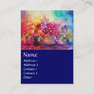 THUMBELINA,FLOWER BASKET AND BUTTERFLY BUSINESS CARD