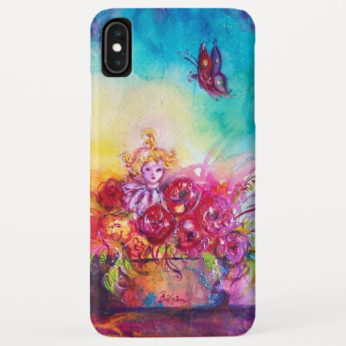 THUMBELINA FLOWER BASKET AND BUTTERFLY iPhone XS MAX CASE