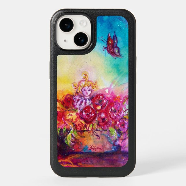 THUMBELINA ,FLOWER BASKET AND BUTTERFLY OTTERBOX iPhone CASE (Back)