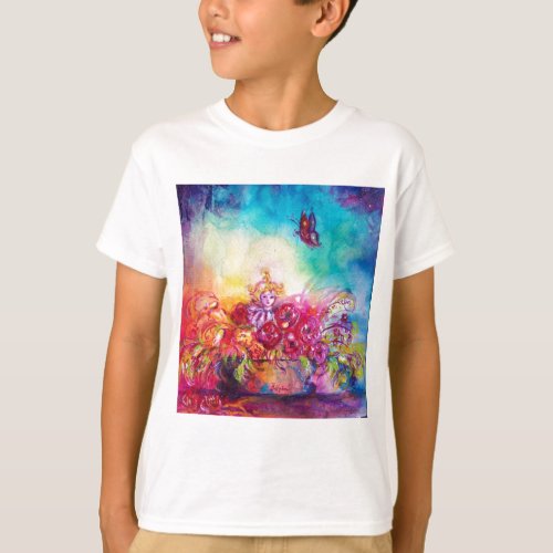 THUMBELINA  FLOWER BASKET AND BUTTERFLY T_Shirt