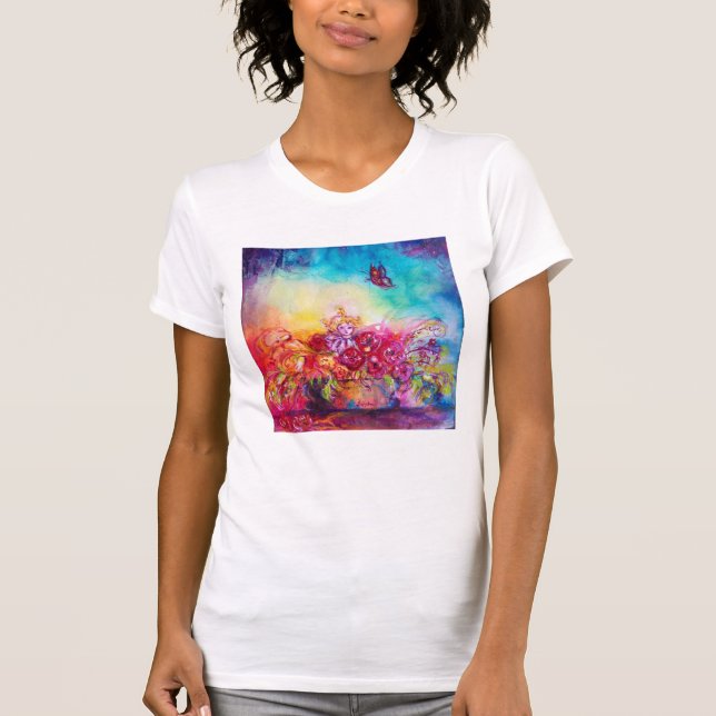 THUMBELINA  ,FLOWER BASKET AND BUTTERFLY T-Shirt (Front)