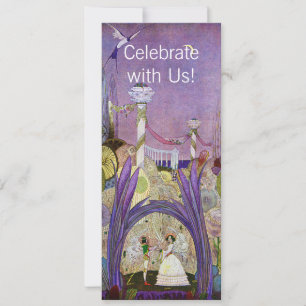 Thumbelina Queen of the Flowers Invitation