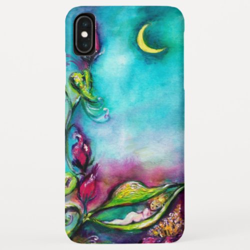 THUMBELINA SLEEPING BETWEEN ROSE LEAVES iPhone XS MAX CASE