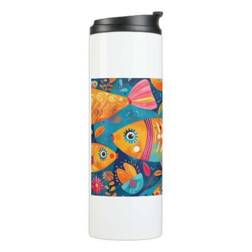 Thumbler with Cute Fish Thermal Tumbler