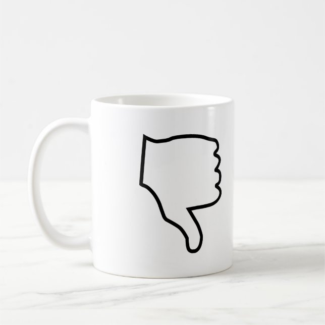 Thumbs Coffee Mug (Left)