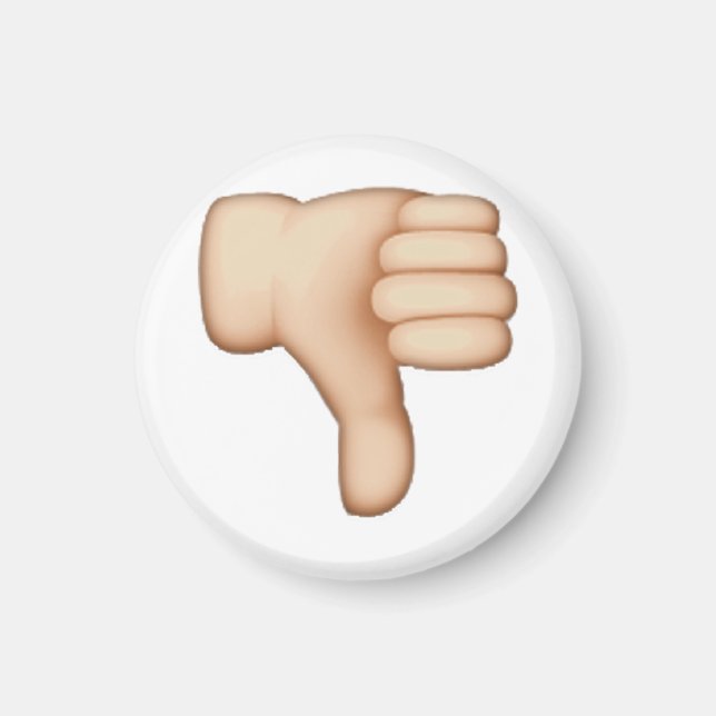 Thumbs Down - Emoji Magnet (Front)