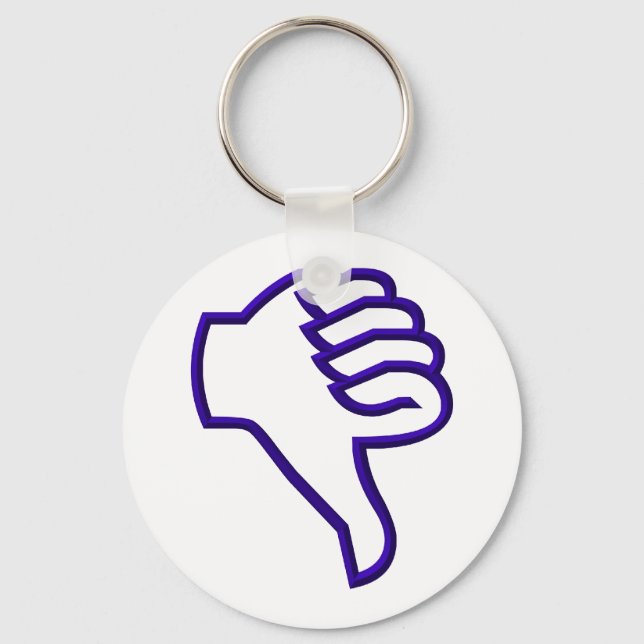 Thumbs down keychain (Front)